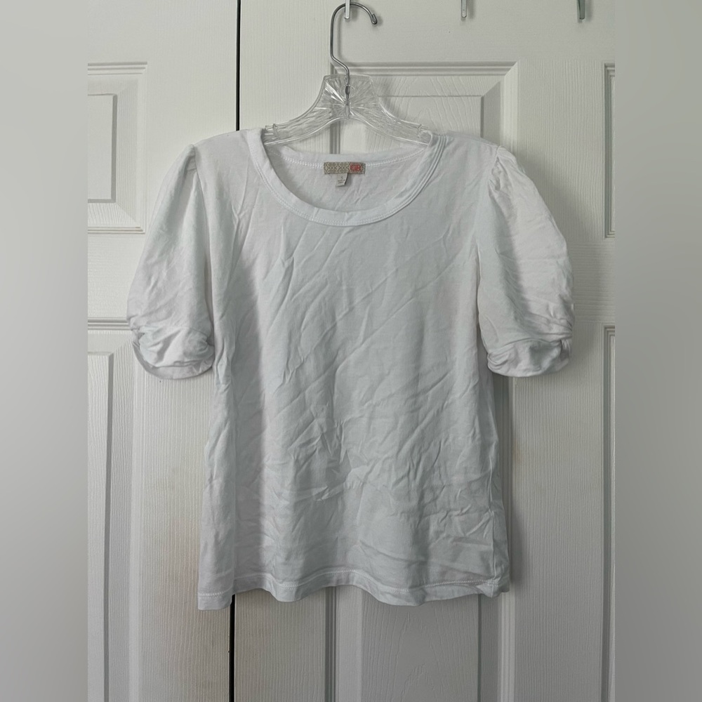 White top. can go with basically anything!!